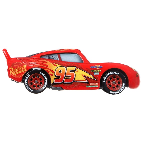 Disney Pixar Cars 1:55 Lightning McQueen with Piston Cup Diecast ...