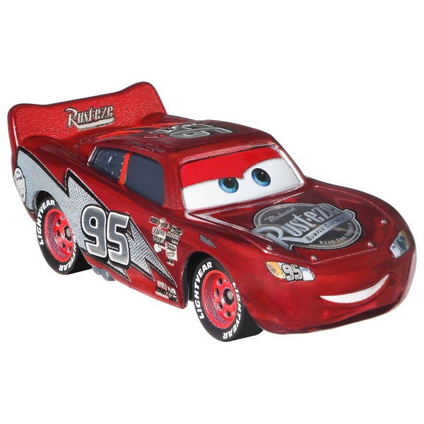 Disney Pixar 1:55 Cars Racing Red Lightning McQueen Diecast | Smyths ...