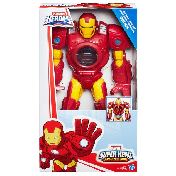 Playskool Heroes Marvel Super Hero Adventures Mech Armour Iron Man ...