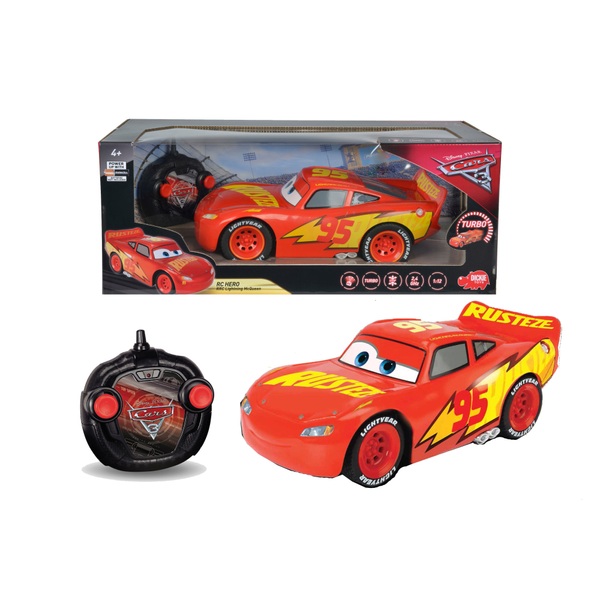 Cars 3 1:12 Jumbo RRC Lightning McQueen RC Car - Disney Cars Range Ireland