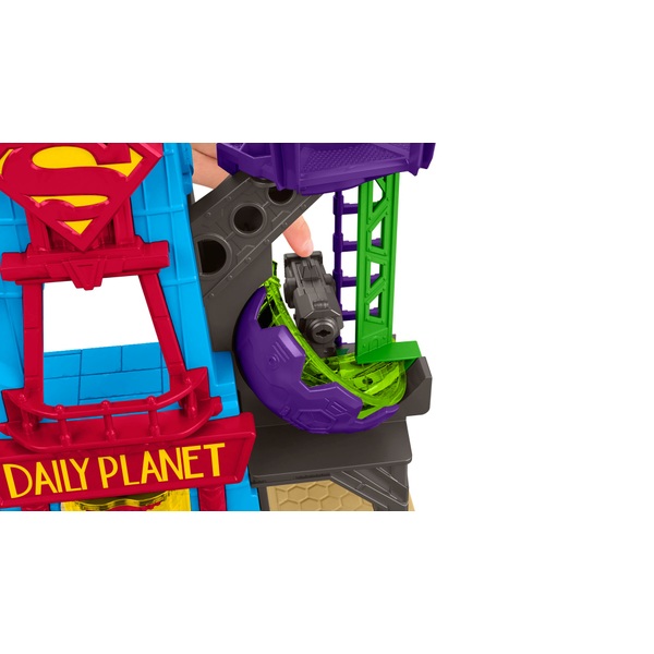 fisher price dht62 imaginext dc super friends super hero flight city