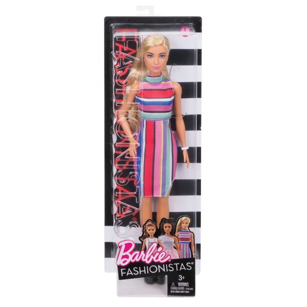 Barbie Fashionistas Doll 68 Candy Stripe - Barbie UK