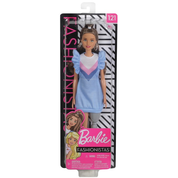 barbie doll with prosthetic leg
