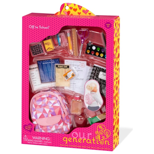 barbie doll school supplies