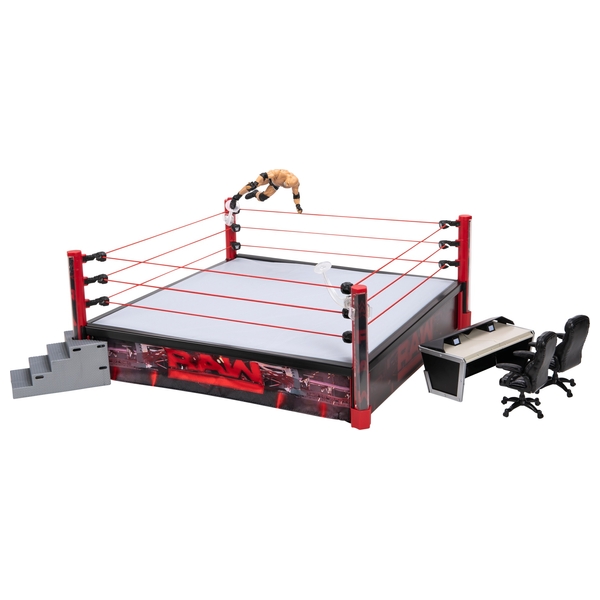 WWE Elite Authentic Scale Raw Playset with Goldberg Figure - WWE ...