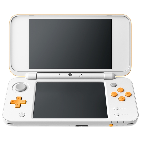 New Nintendo 2DS XL Console White and Orange 3DS & 2DS Consoles UK