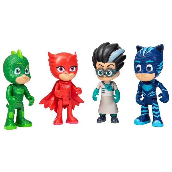 PJ Masks 15cm Deluxe Talking Figure 4-Pack - PJ Masks UK