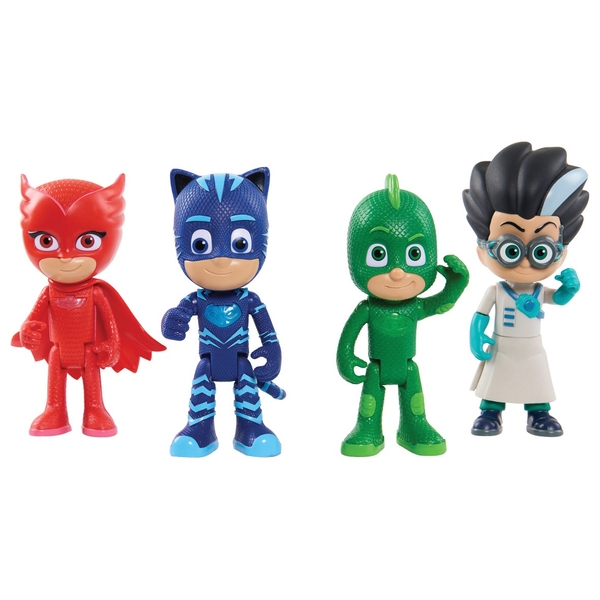 PJ Masks 15cm Deluxe Talking Figure 4-Pack - PJ Masks UK