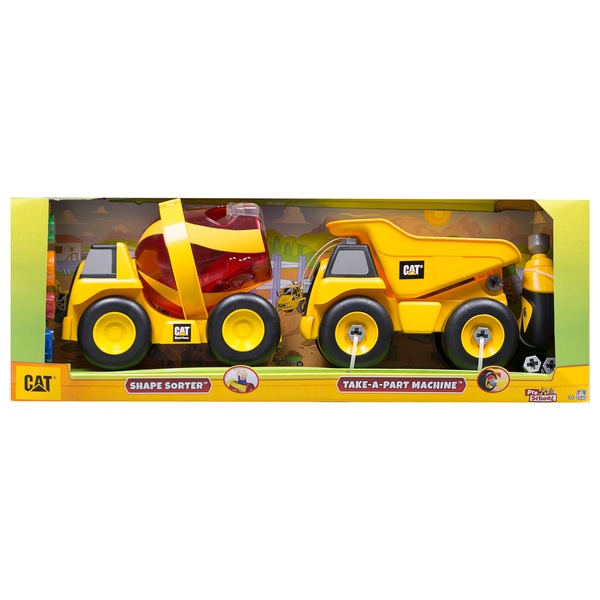 cat take apart dump truck