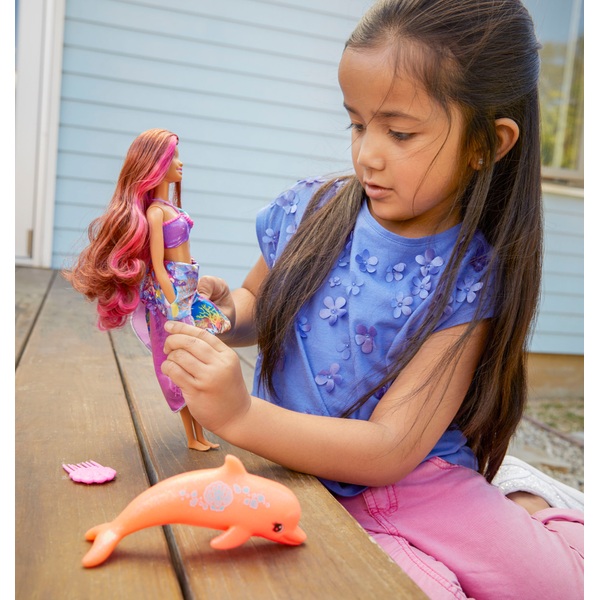 barbie dolphin magic transforming mermaid doll argos