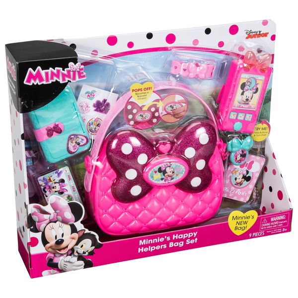 Disney Store Minnie Mouse Popstar Beauty Set Toy Purse W/ Accessories | eBay