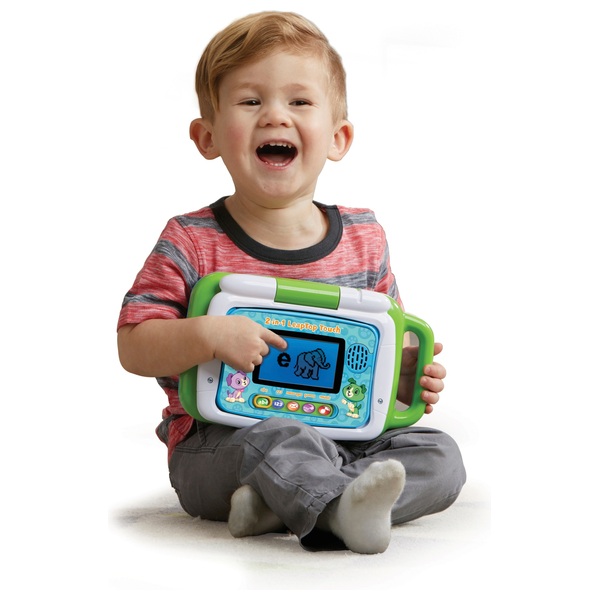 LeapFrog 2 in 1 LeapTop Touch Laptop Green Smyths Toys Ireland