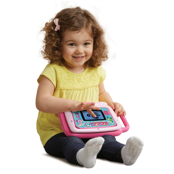 LeapFrog 2 in 1 LeapTop Touch Laptop Pink | Smyths Toys UK