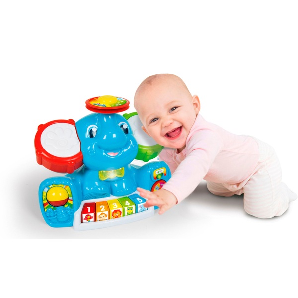 Baby Clementoni Musical Elephant - Smyths Toys