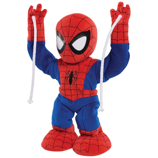 just play marvel swing & sling spiderman plush