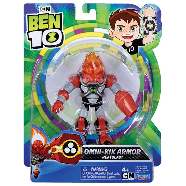 Ben 10 Omni Kix Armour Heatblast Action Figure Smyths Toys Ireland - is this the strongest alien in ben 10 roblox ben 10
