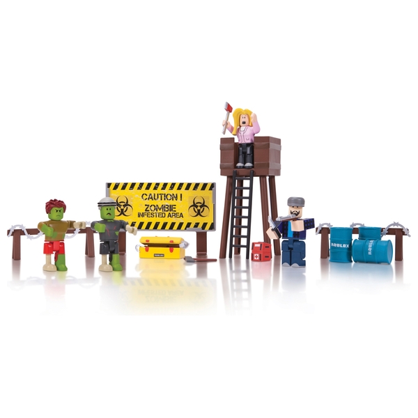 Roblox Zombie Attack Playset Smyths Toys Ireland - roblox crowbar gear