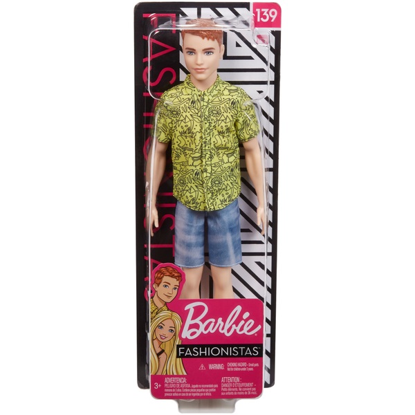Barbie Fashionista Ken Doll Red Hair - Smyths Toys