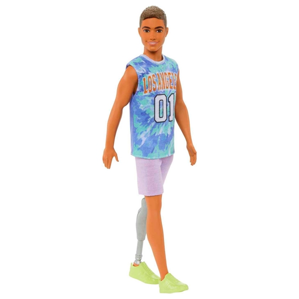 Ken Fashionistas Doll 212 With Jersey And Prosthetic Leg Smyths Toys Uk 4945