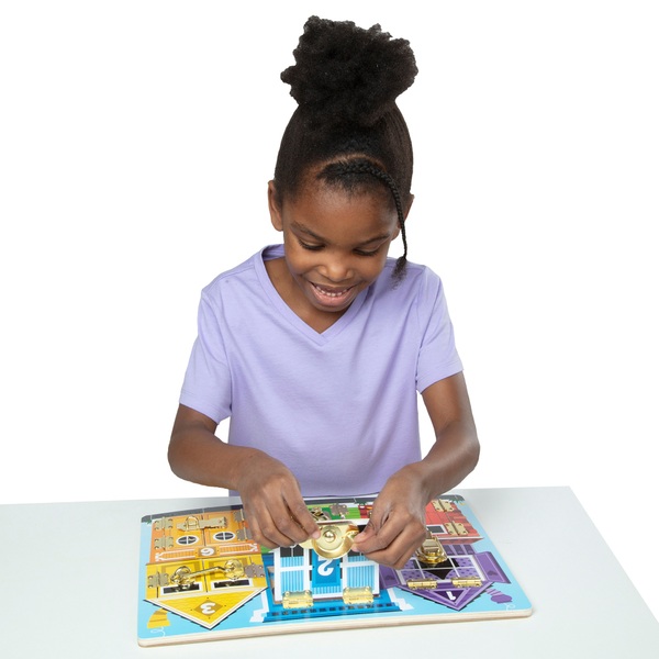 Melissa & Doug Wooden Latches Board Smyths Toys UK