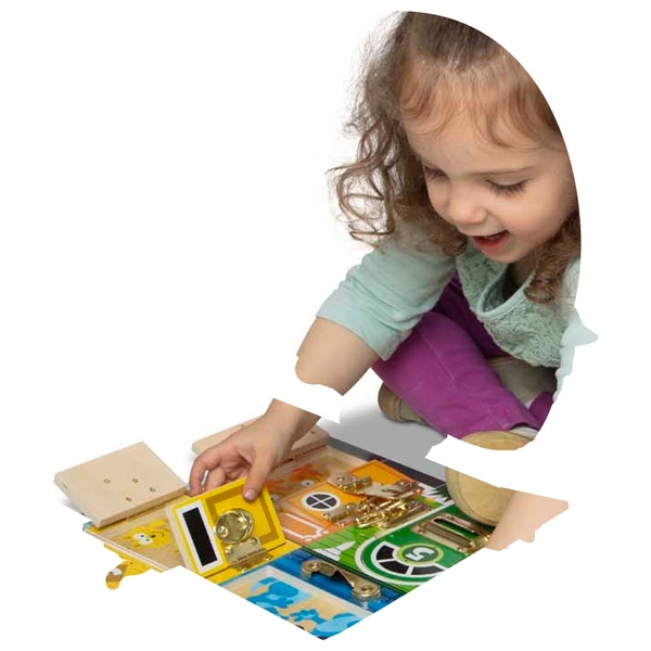 Melissa & Doug Wooden Latches Board Smyths Toys Ireland