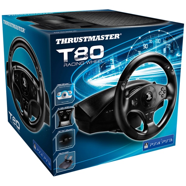 Thrustmaster T80 Racing Wheel for PS4 - PlayStation 4 Accessories UK