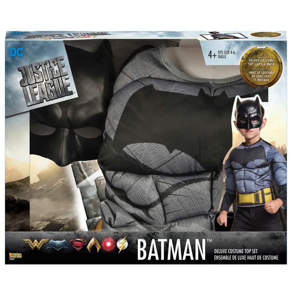 Justice League Batman Muscle Chest Costume Smyths Toys Uk - batman with cape roblox
