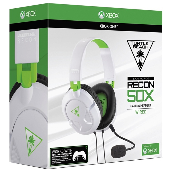 Turtle Beach Ear Force Recon 50X White Headset Xbox One Xbox One Accessories UK