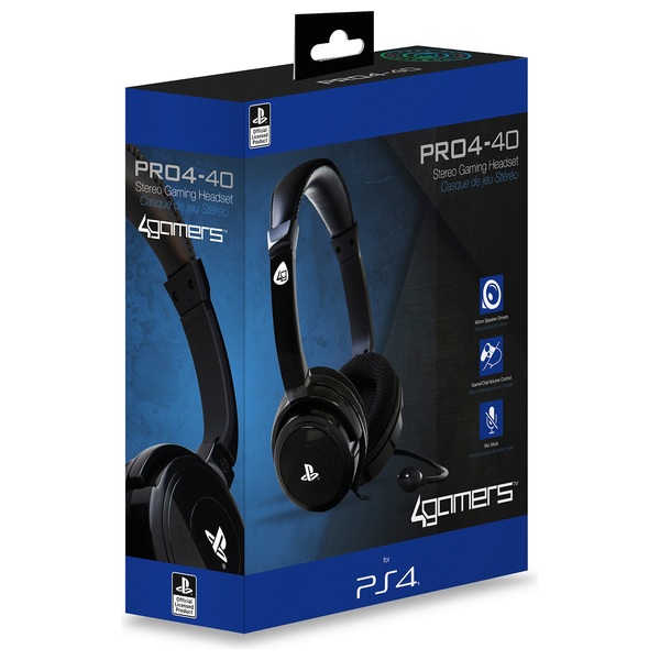PS4 Wired Stereo Gaming Pro 440 Headset Black Smyths Toys Ireland