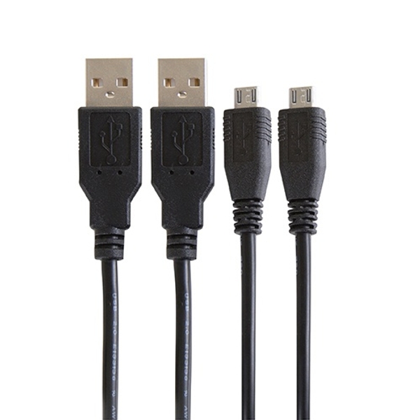 PlayStation 4 Twin Play and Charge Cable Black PlayStation 4