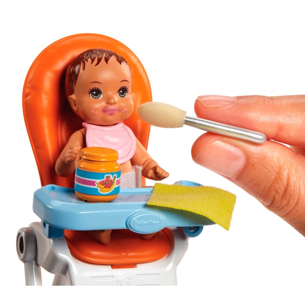 barbie feeding playset