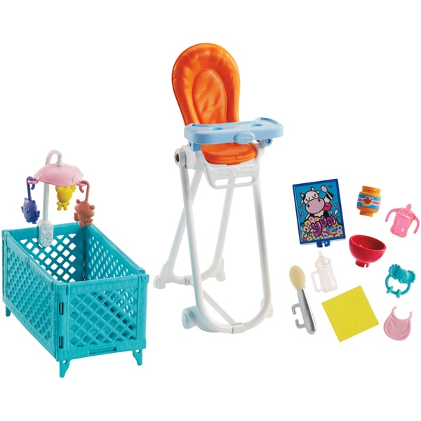 barbie skipper babysitter stroller playset