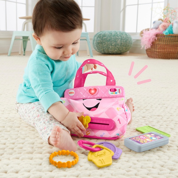 Fisher-Price Laugh & Learn My Smart Purse Activity Toy | Smyths Toys UK