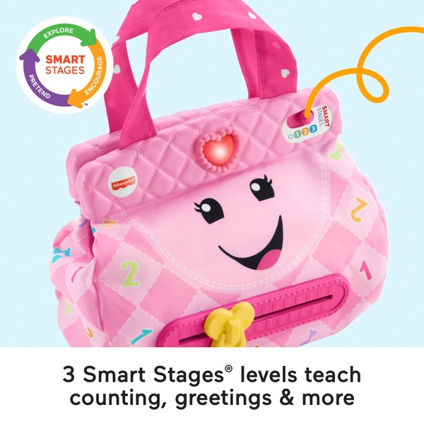 Fisher-Price Laugh & Learn My Smart Purse Activity Toy | Smyths Toys UK