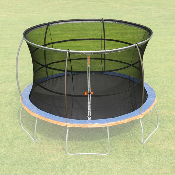 thumbnail image 2 of 12ft Trampoline Safety Enclosure Net - Replacement Nylon Protection Net For Outdoor Trampolines 2 of 9
