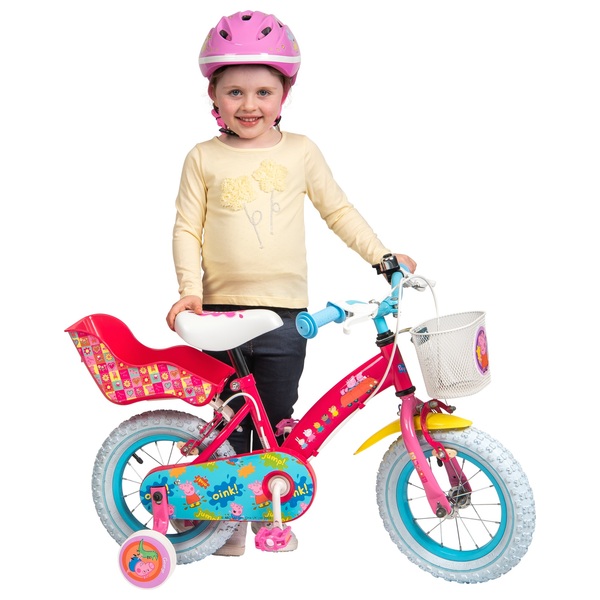 peppa pig cycling plush toy