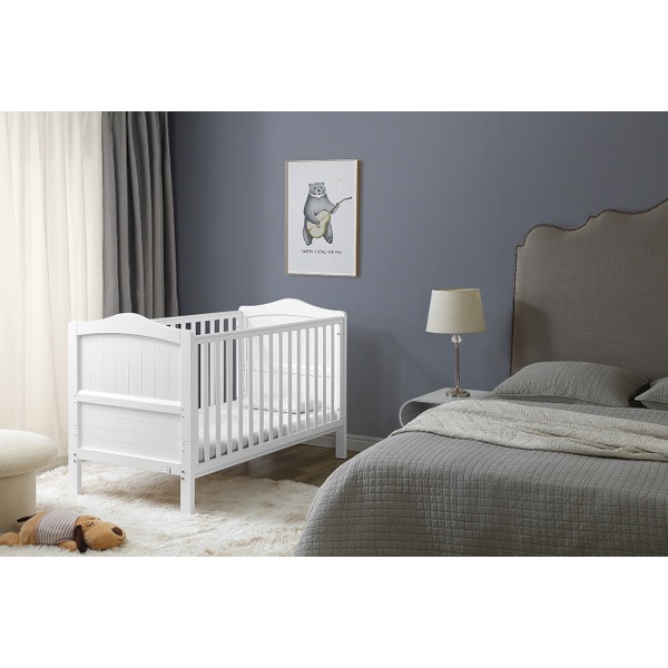 Nested Sorrento Cot Bed White Smyths Toys UK