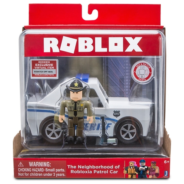 Roblox Robloxia Sheriff Patrol Car Roblox Action Figures Playsets - buy roblox books by robloxia kid with free delivery