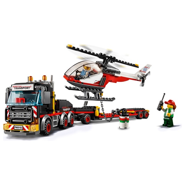 LEGO 60183 City Vehicles Cargo Transport Toy Truck & Helicopter ...