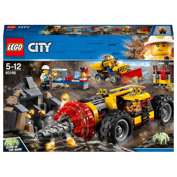 LEGO City 60186 Mining Heavy Driller - LEGO City UK