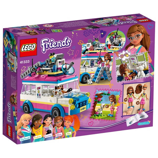 LEGO 41333 Friends Heartlake Olivia’s Mission Vehicle Toy - Smyths Toys