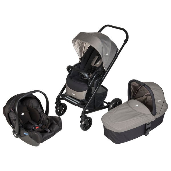 joie chrome foggy travel system & car seat bundle