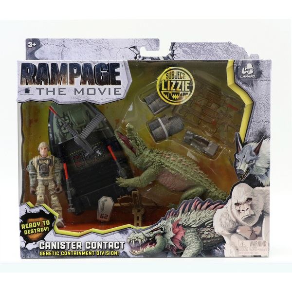 Rampage the Movie Canister Contact Lizzie - Rampage the Movie