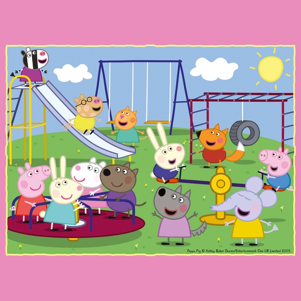 Ravensburger Peppa Pig 4 in a Box Jigsaw Puzzle Smyths Toys UK