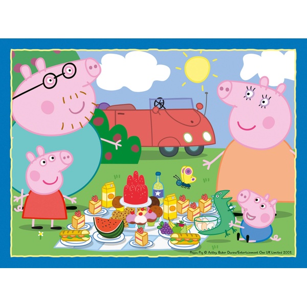 Ravensburger Peppa Pig 4 in a Box Jigsaw Puzzle Smyths Toys UK