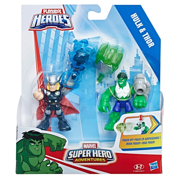 marvel super hero adventures 5 inch figure and motorbike 3 pack