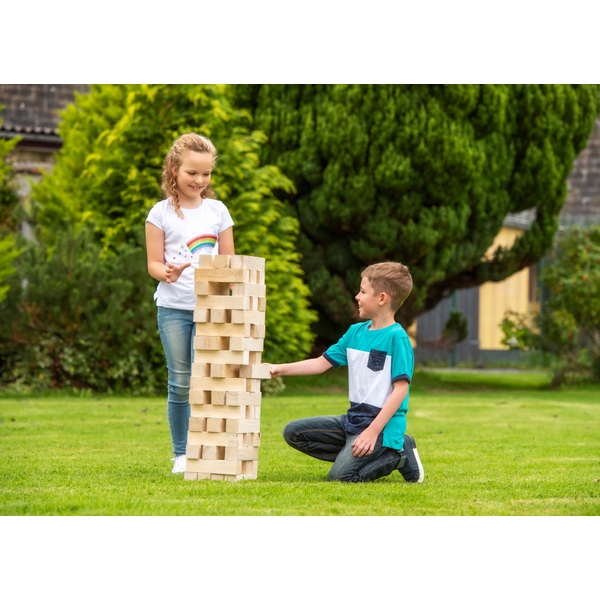 Giant Wooden Jenga Tumbling Tower | Smyths Toys UK