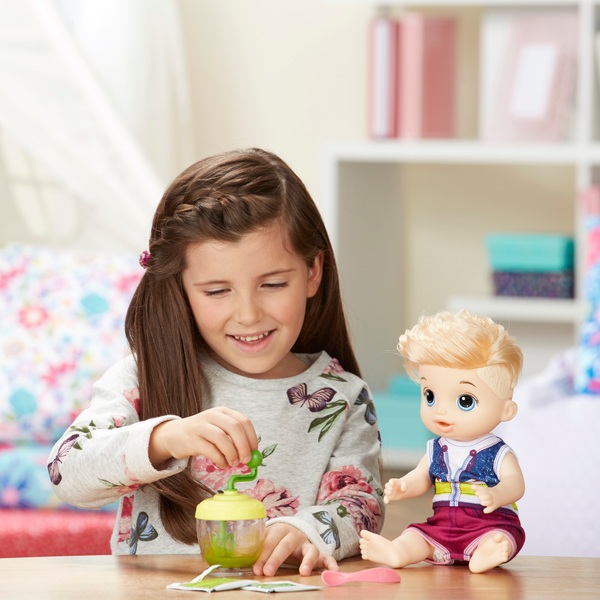 Baby Alive Sweet Spoonfuls Blonde Baby Doll Boy Dolls