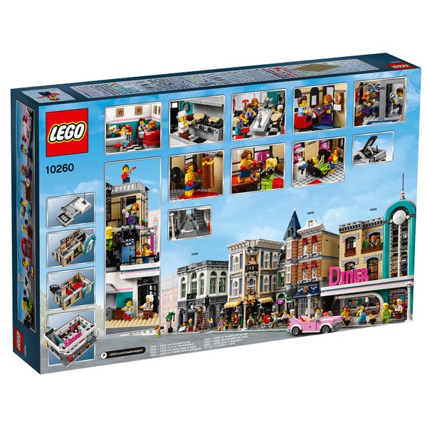 Lego 10260 Creator Expert Downtown Diner Building Toy Lego Exclusives And Hard To Find - roblox lego creator