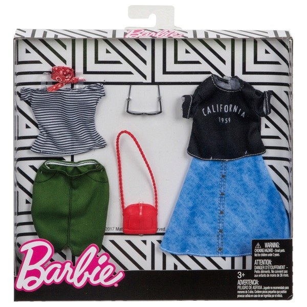 Barbie Streetwear Fashion 2-Pack - Smyths Toys